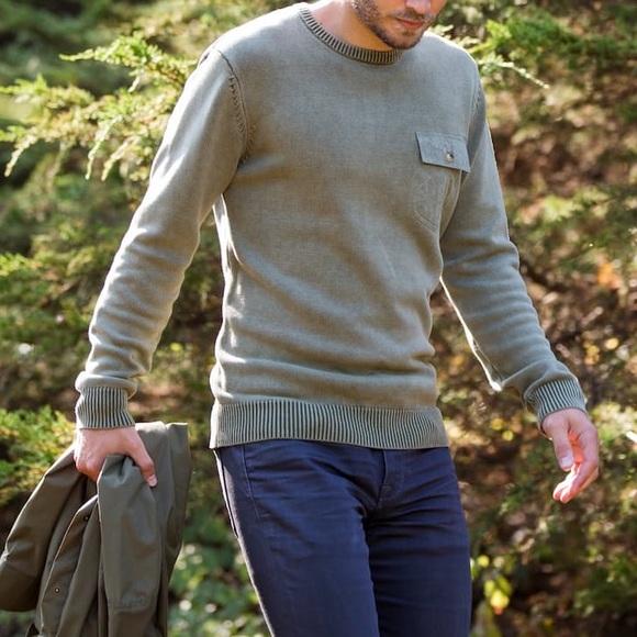 Roark Revival Komandir Sweater Army Green Size Small - Picture 4 of 10